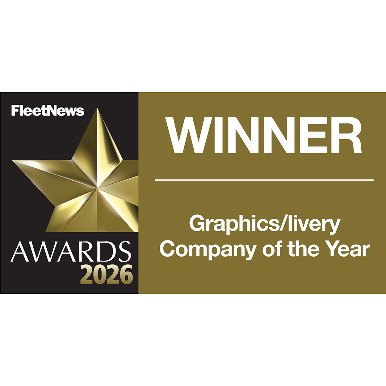 Fleet News Winners badge square