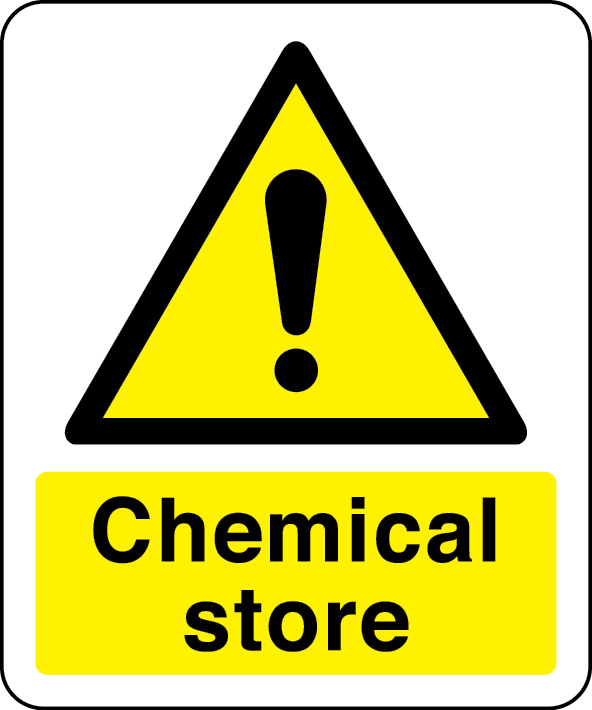 Chemical Store Sign