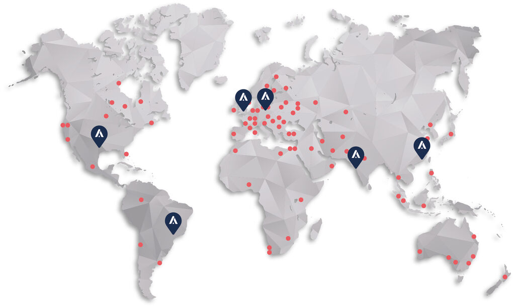 Aura International Map