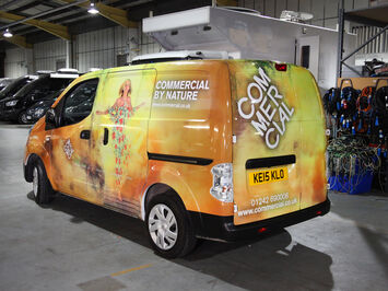 Non-pvc vehicle wrap for Commerical Group electric van
