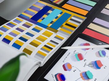 branding fonts and colour scheme prototypes
