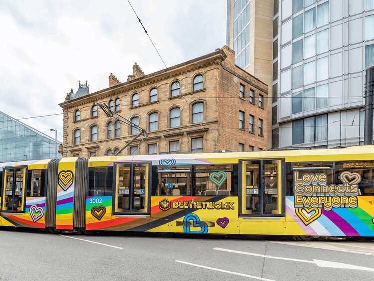 Transport for Greater Manchester Pride Tram 2025