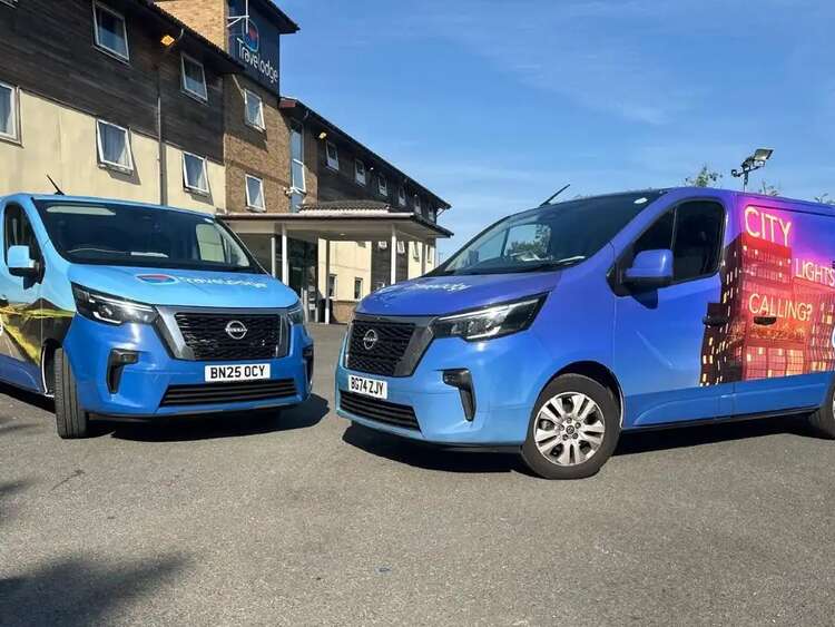 Two New Travelodge Vans