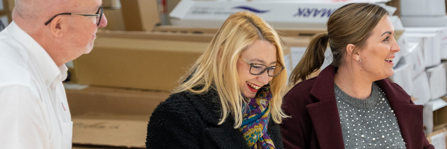 Jess Asato MP Weeding at Aura Brand Solutions