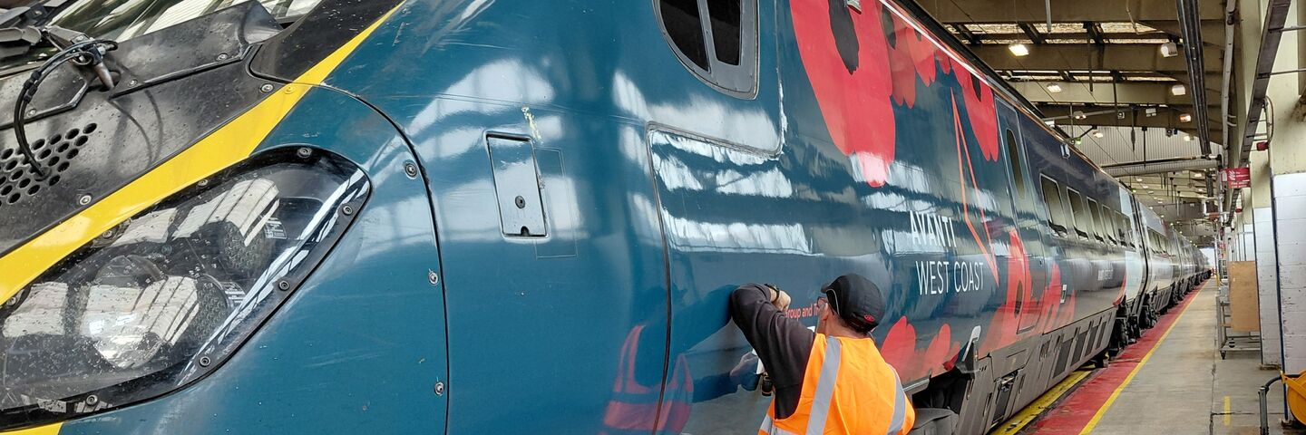 Avanti West Coast Livery Installation