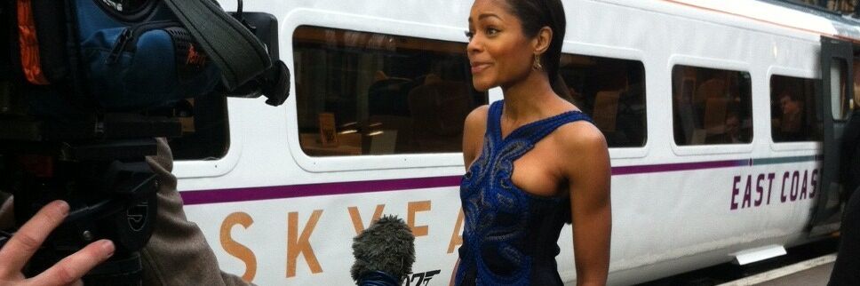 Naomie Harris at Skyfall Train wrap unveiling