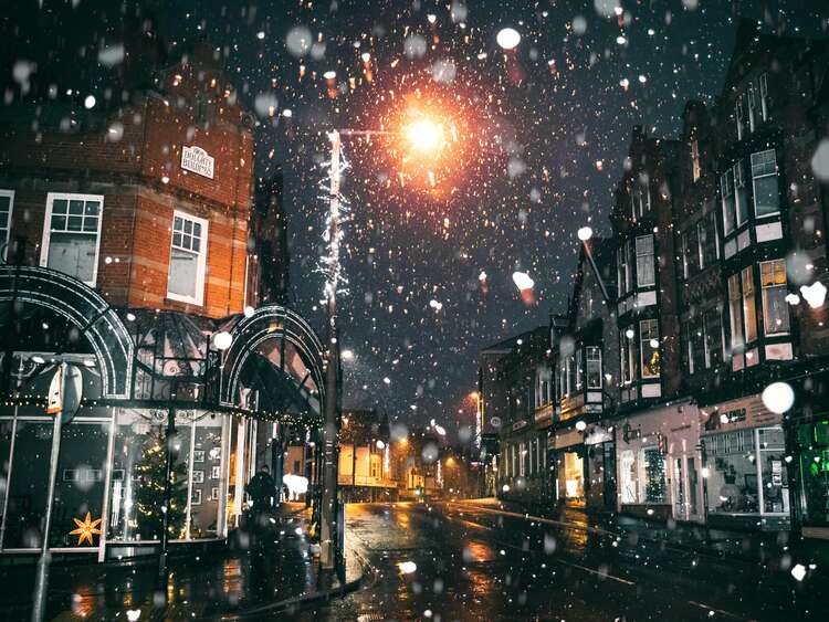 Winter highstreet