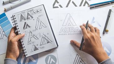 Aura Logo Design concept