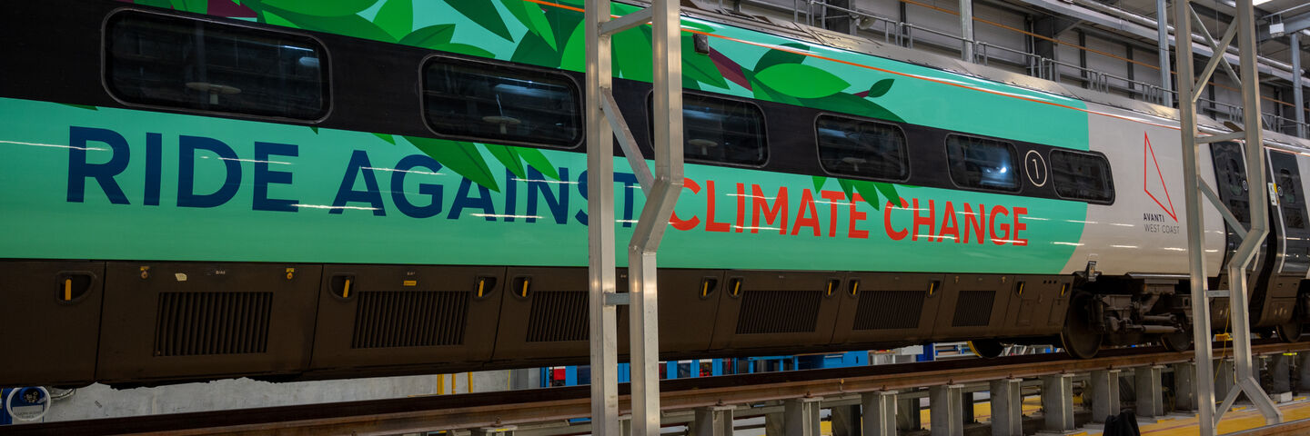 Avanti COP26 Climate Train "Ride Against Climate Change"