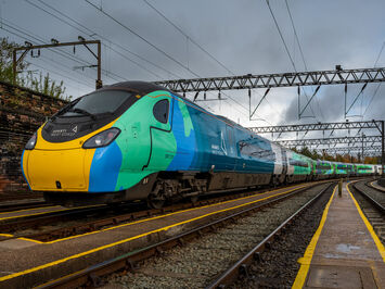 Close Up of Avanti West Coast Climate Train in Service