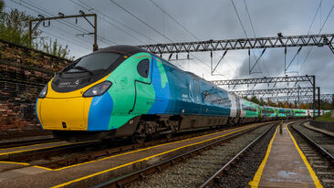 Close Up of Avanti West Coast Climate Train in Service