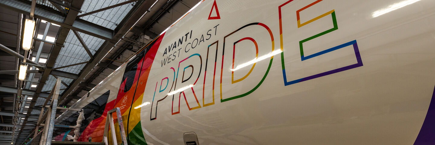 Avanti West Coast and Aura celebrate Pride month with special livery