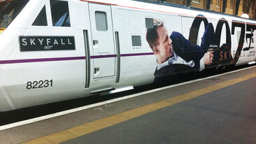 Skyfall 007 train named to launch new Bond DVD release
