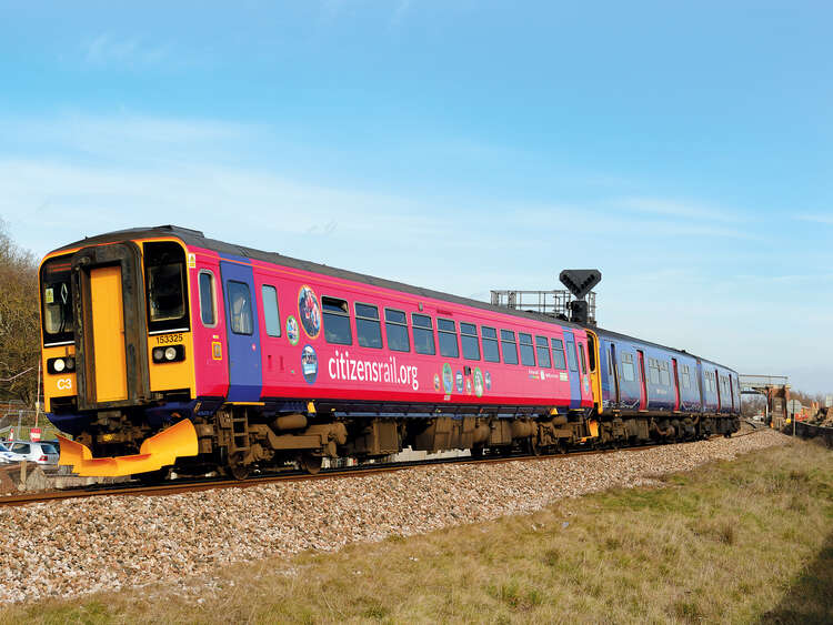 Citizen Rail promotional wrap on First Great Western train