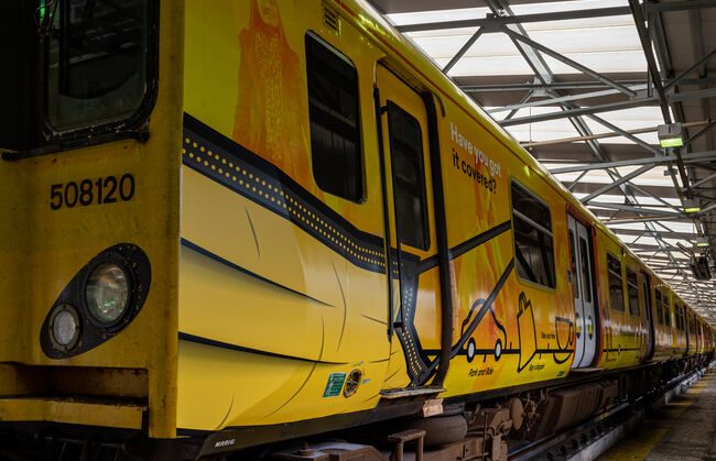 Merseyrail promote face coverings on trains