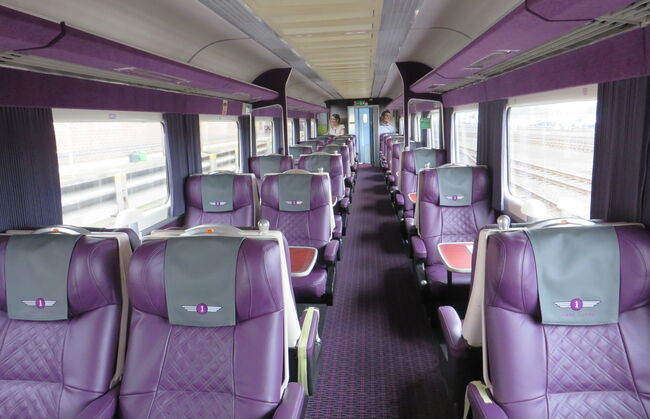 Grand Central Trains 1st Class carriage refurbishment