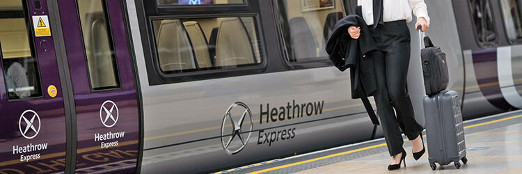 Heathrow Express Class 387 fleet livery iconic branding