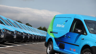 Consistent fleet branding for British Gas commercial vehicle fleet