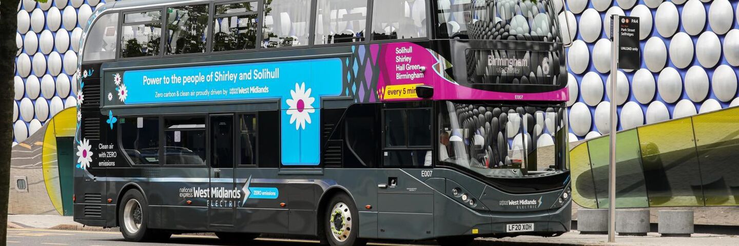 Aura Brand Solutions provide electric double decker bus sustainable wraps