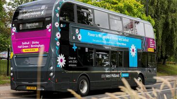 Aura Brand Solutions provide electric double decker bus sustainable wraps