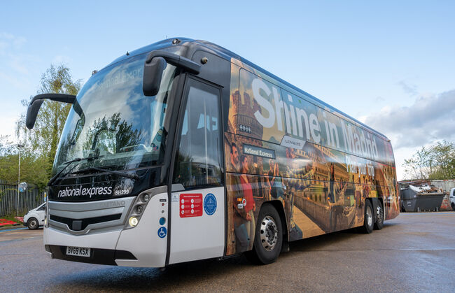 Nat Express Coach Wrap for Madrid Tourist Board