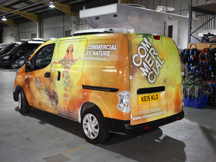 Non-pvc vehicle wrap for Commerical Group electric van