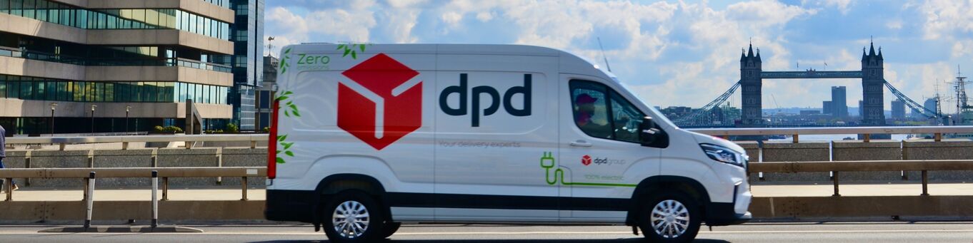 DPD Van with recyclable livery