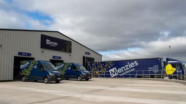 Menzies Depot Signage and Fleet