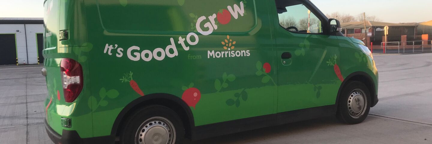 Asda Good To Grow Green Electric Van