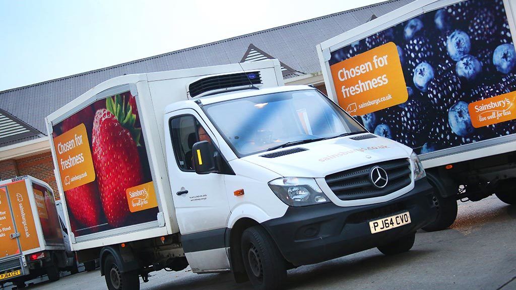 Sainsbury's Home Delivery Fleet are on the right Traxx with… Aura