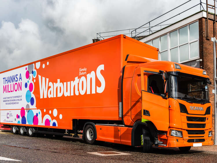 Full Warburtons Cancer Research UK Trailer