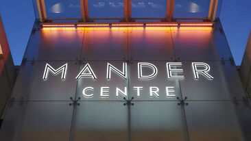 Mander centre signage graphics interior and exterior
