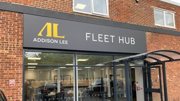 Addison Lee Fleet Hub Signage by Aura Brand Solutions