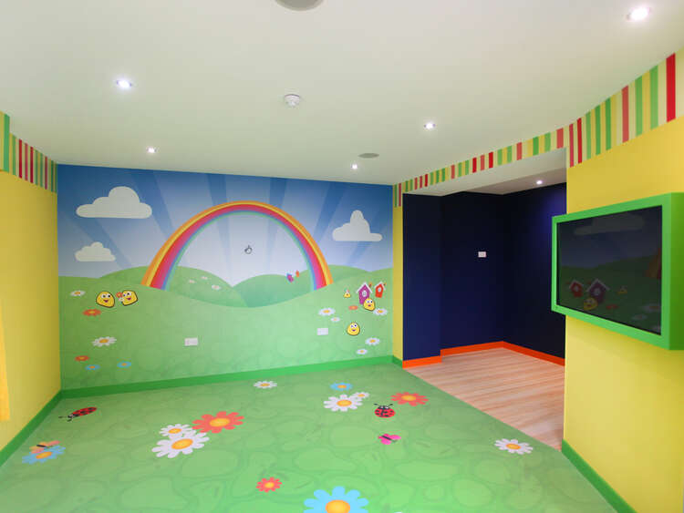 Finished redesign for flowery room at Alton Towers