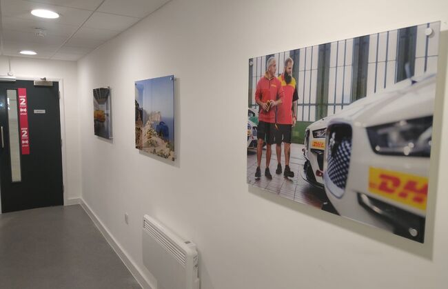 DHL Wall Branded Imagery