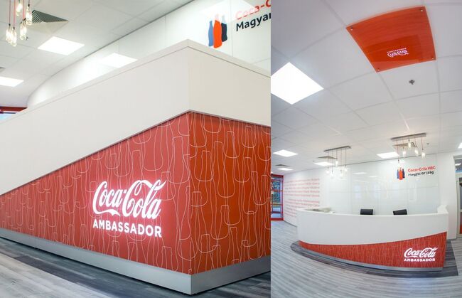 Custom designed Coca-Cola Bar and light up sign