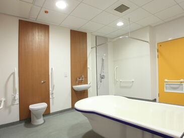 3M Di-Noc used to refurbish doors, shower panels and vanity units in health care buildings