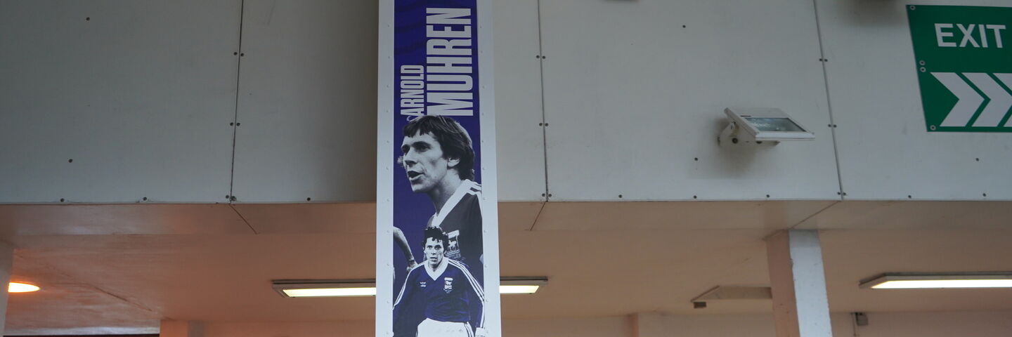 Ipswich Town Pillars of Community stadium wall graphics