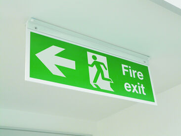 Fire Exit Ceiling Mount Bs