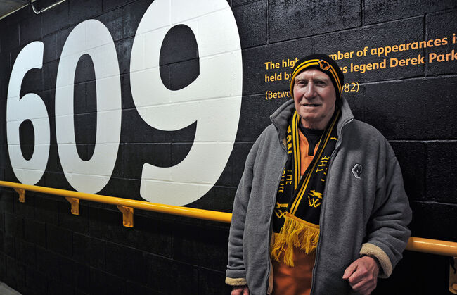 Wolves Stadium interior branding project using wall graphics and fan-led design