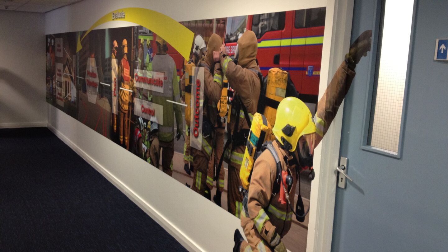 Building wrap help Cheshire Fire Service raise awareness Aura